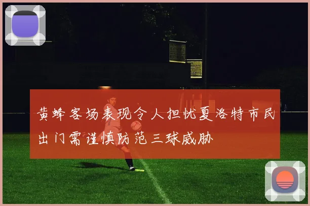黄蜂客场表现令人担忧夏洛特市民出门需谨慎防范三球威胁